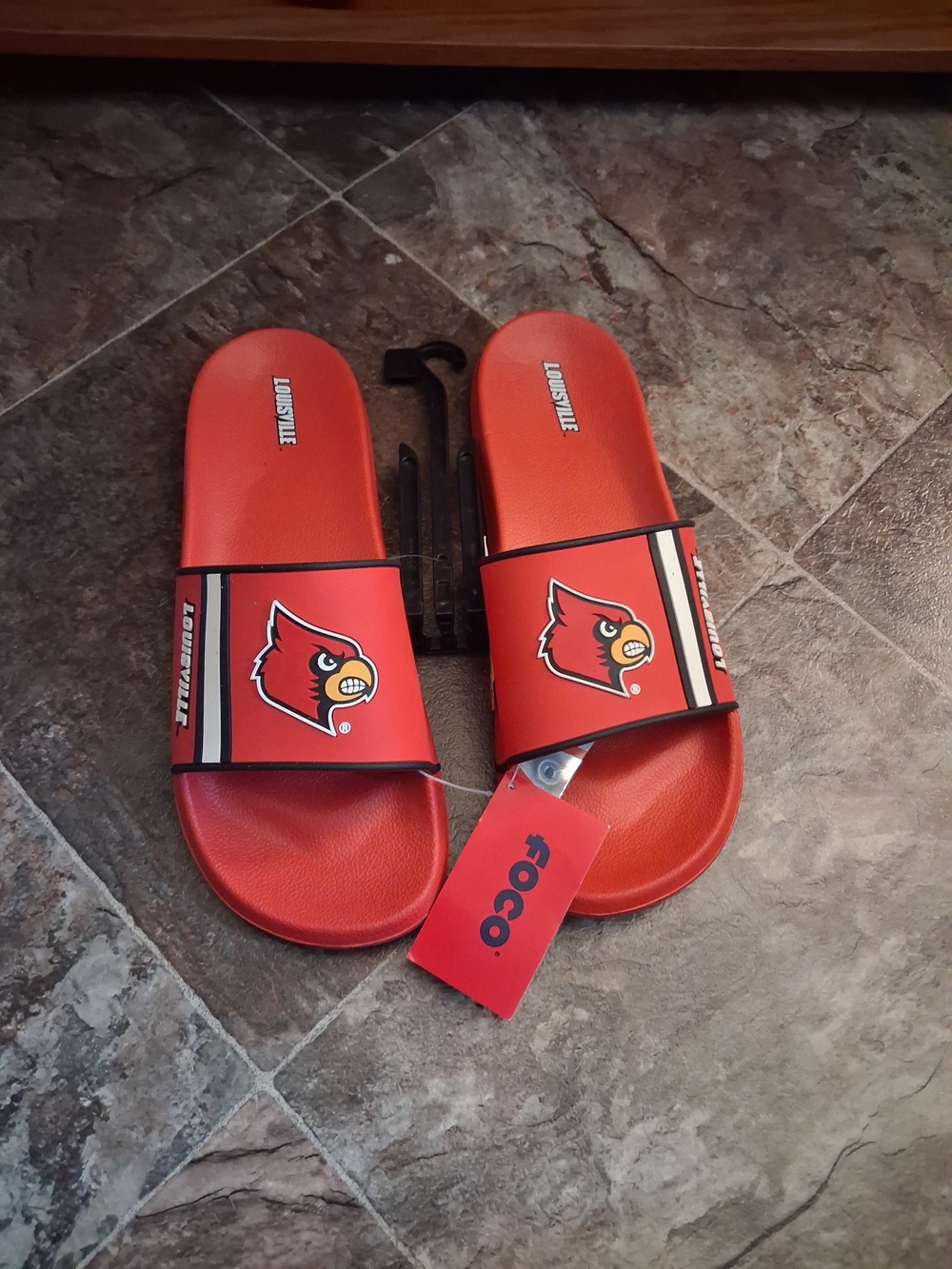 Louisville Cards Slide Sandals